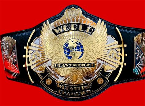 wwf championship belt replica carrying bag